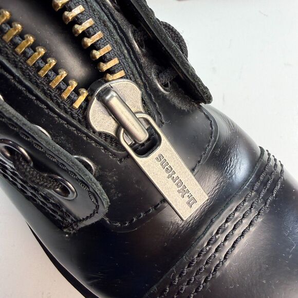 Dr Martens Sinclair Max Womens Platform Leather Boots In  Dr. Martens Sinclair Max Black Platform Boots Women’s US Size 6 Smooth Leather